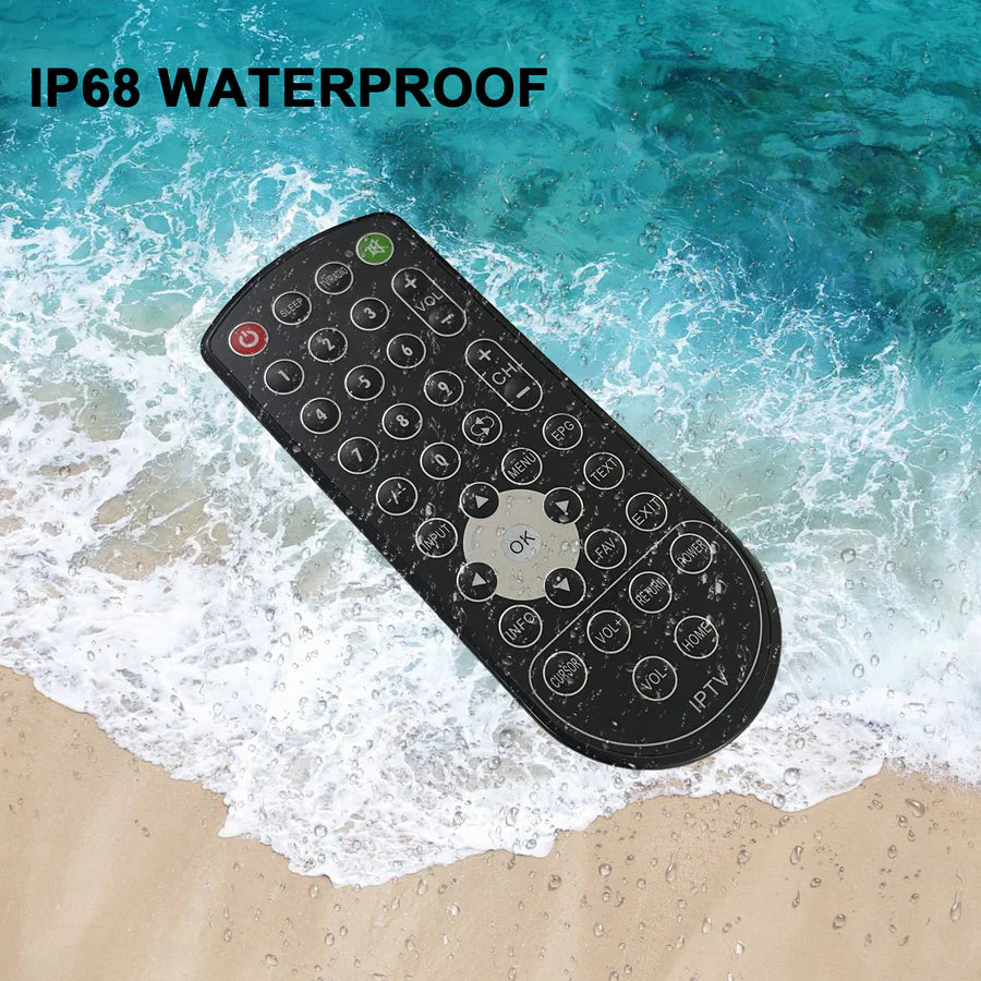 IP68 Waterproof Easy Clean Remote Control- Retail Packaging